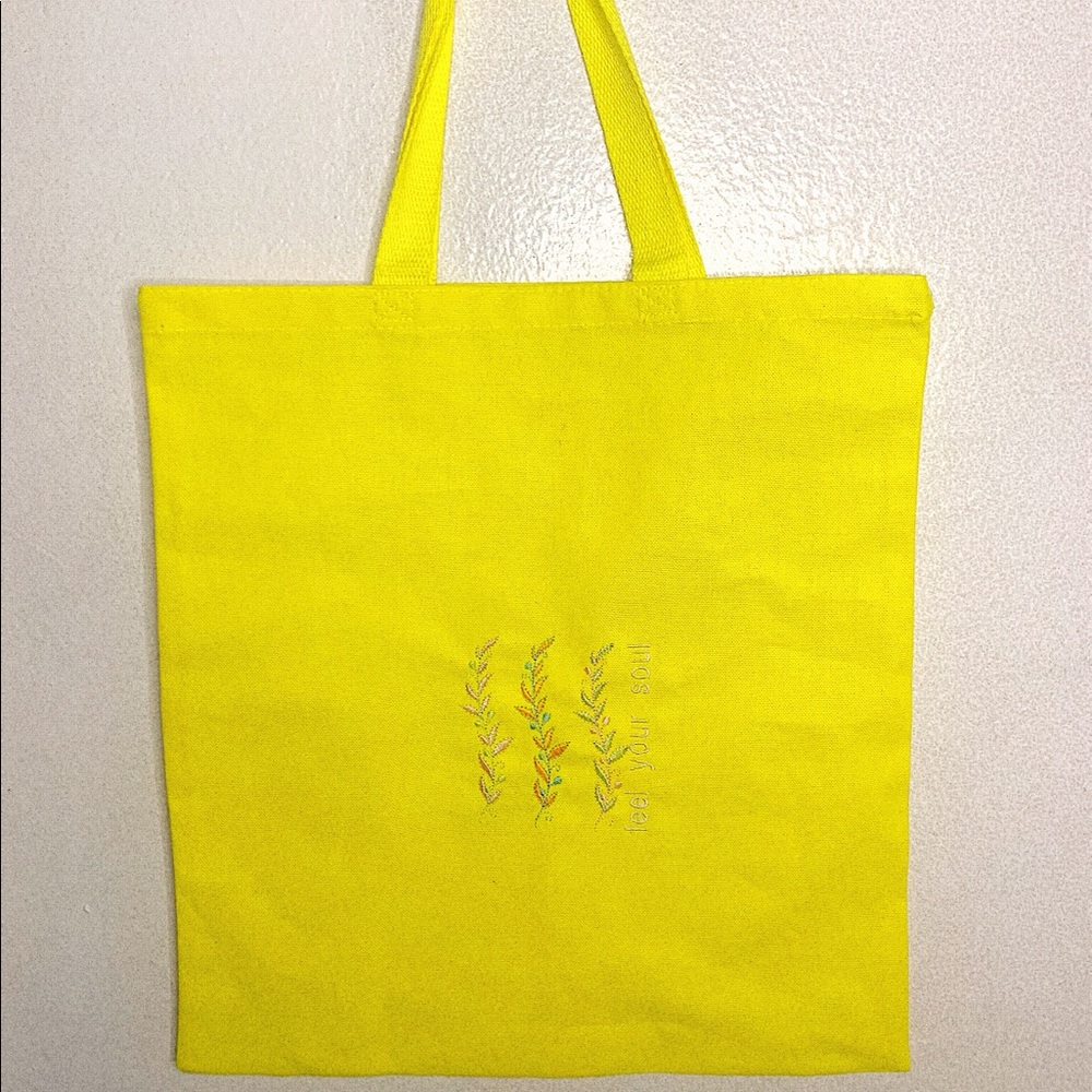 Designed by me “feel your soul” tote bag